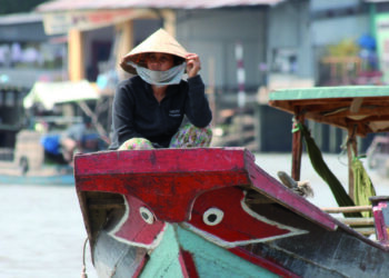 Kamboçya ve Vietnam arasındaki yüzen sınır